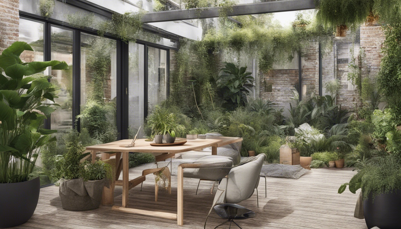 Hoe een urban jungle tuin te ontwerpen 2